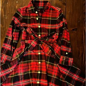 EUC RALPH LAUREN Flannel PLAID 3T